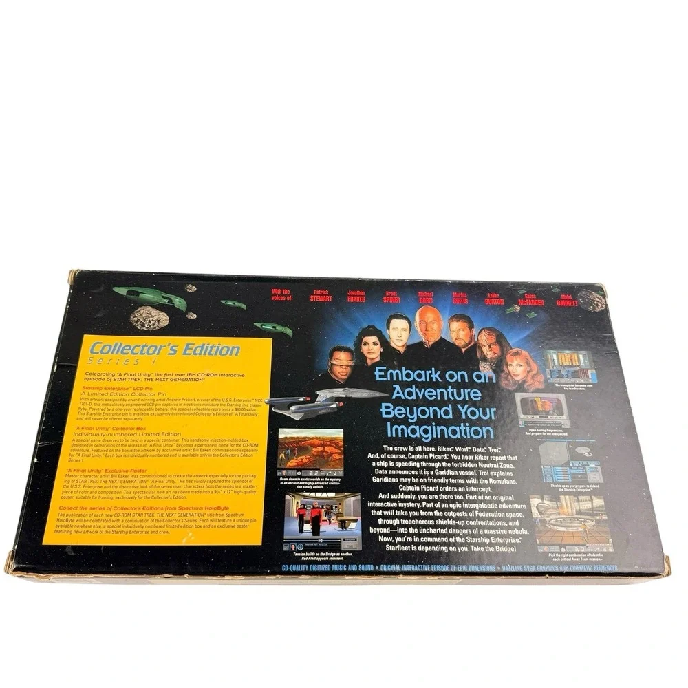 Star Trek The Next Generation A‎ Final Unity Collector's Edition PC Game 1995